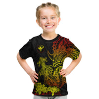 Hawaii Polynesian T Shirt Kid Wild Hammerhead Sharks Fresh Life LT13 - Polynesian Pride