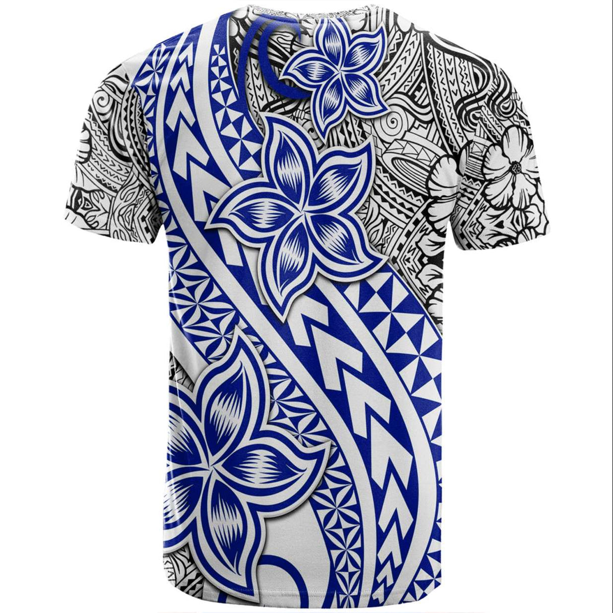 Traditional Polynesian Tribal Tattoo Retro Couple T Shirt Blue LT9 - Polynesian Pride