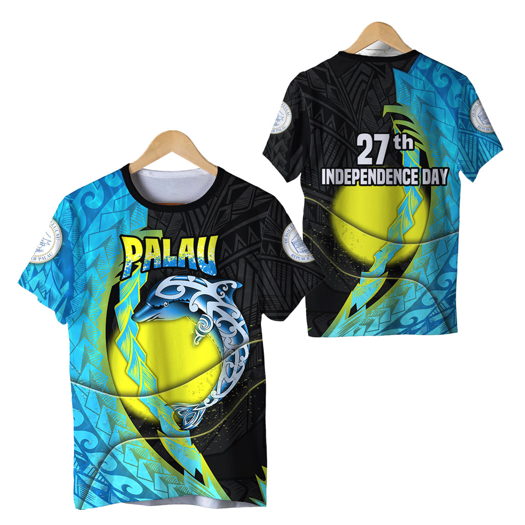 Palau Independence Day T Shirt Special Style LT16 Unisex Blue - Polynesian Pride