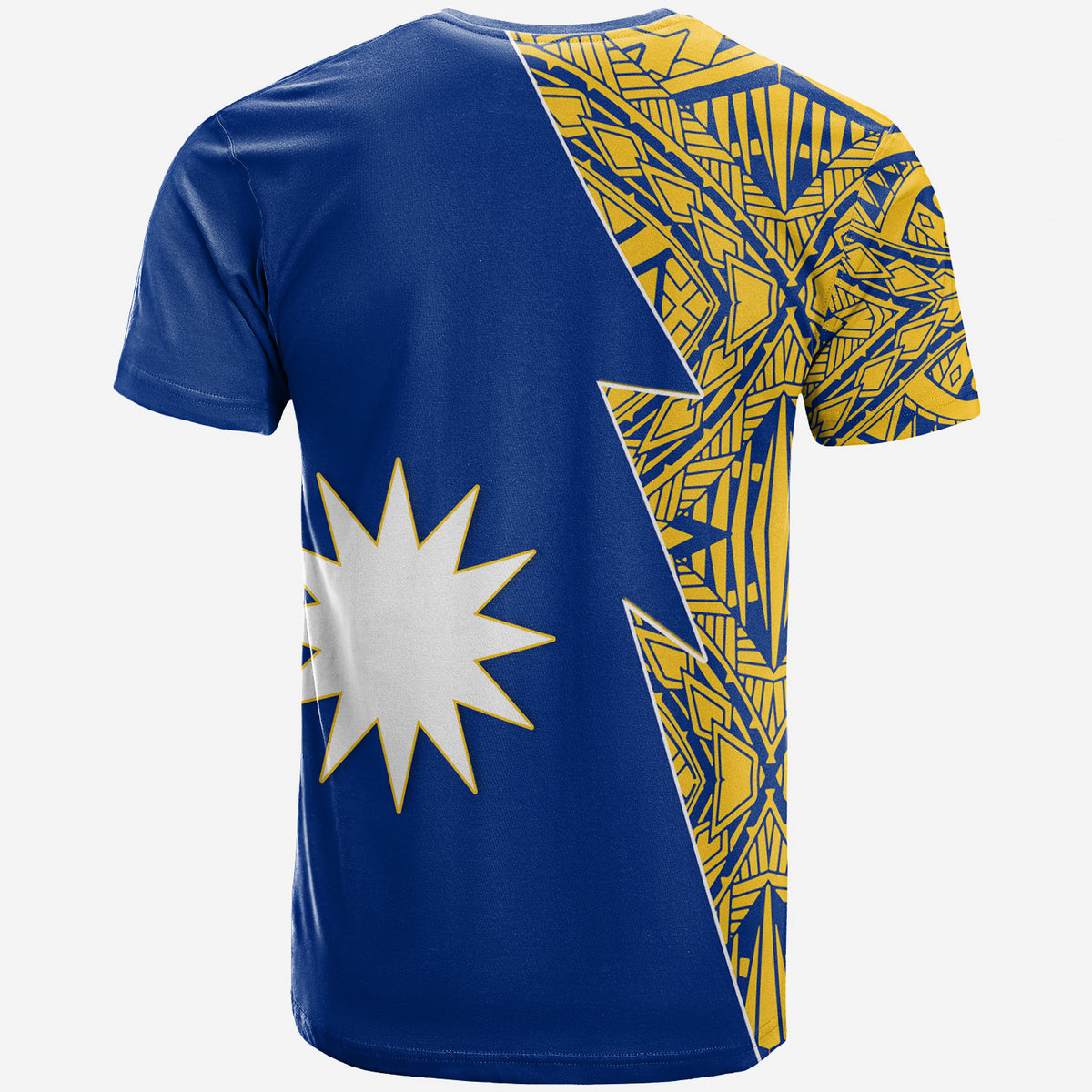 Nauru Pride T Shirt Star LT13 - Polynesian Pride