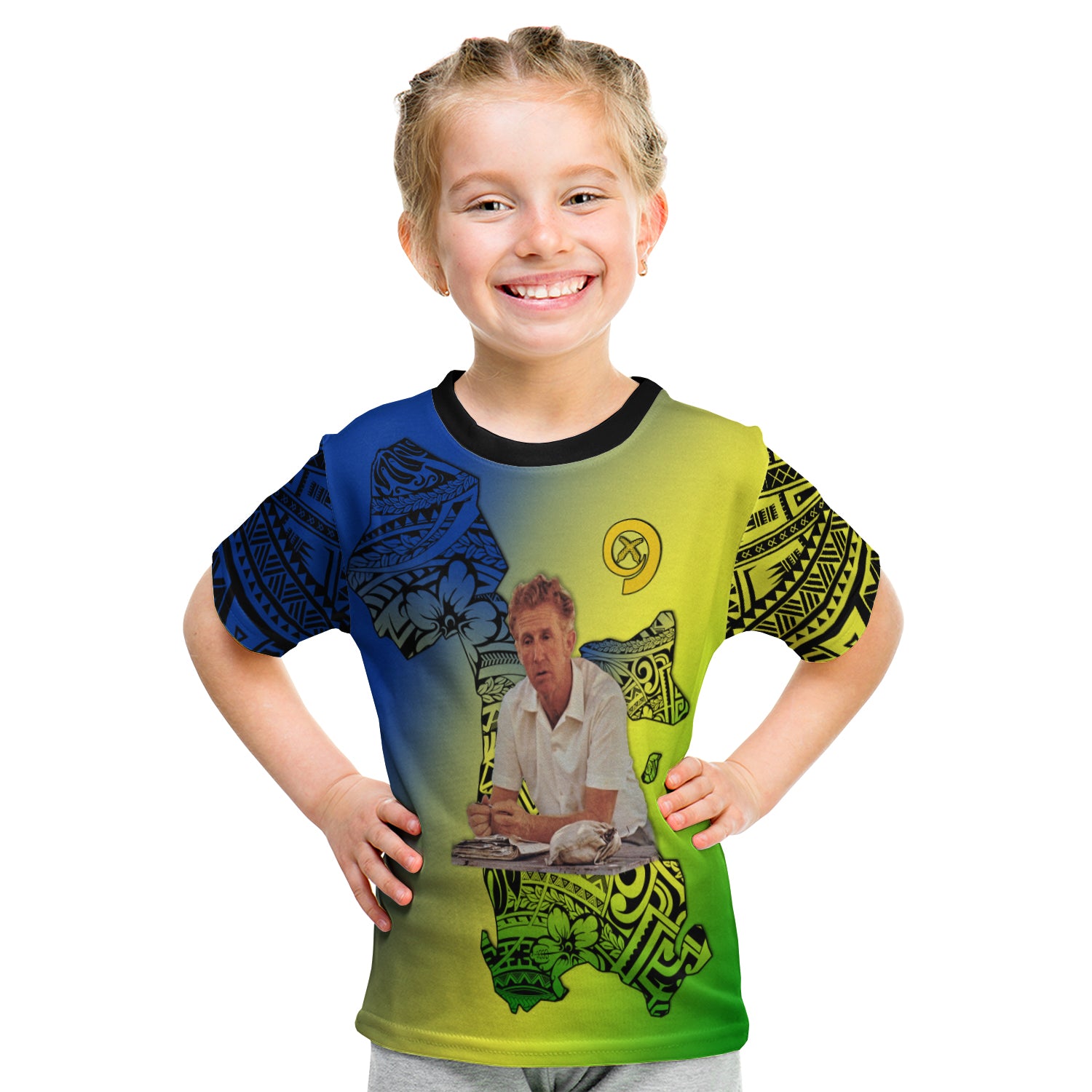 Vanuatu Darvall Wilkins T Shirt Kid Proud Of Malampa LT13 - Polynesian Pride