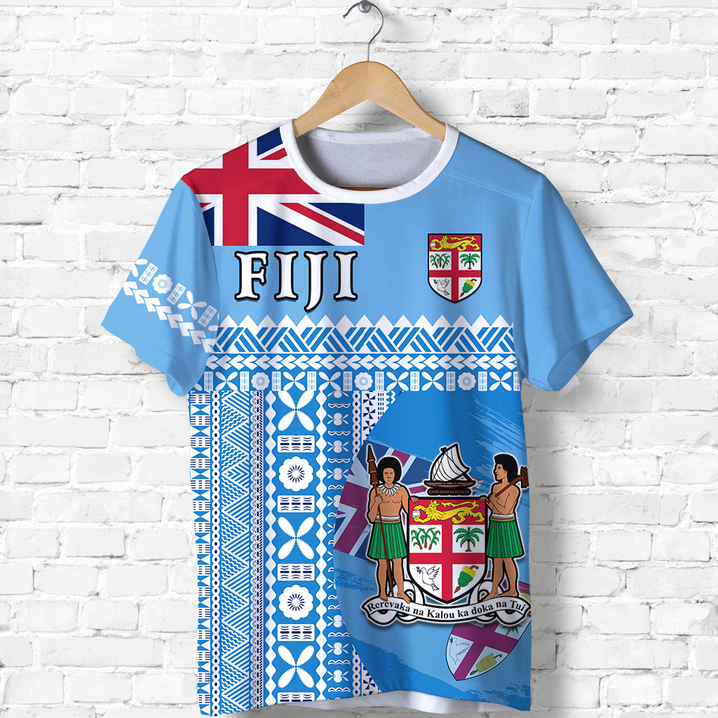 Custom Fiji Dreamy T Shirt Tapa Pattern LT13 - Polynesian Pride