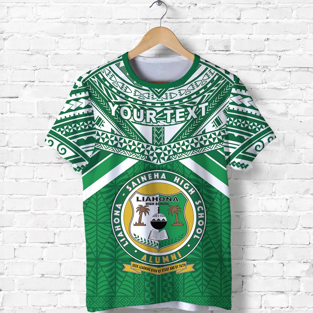 Custom Happy Anniversary Liahona T Shirt Tonga High School - Polynesian Pride