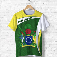 Cook Islands Rugby T Shirt Fresh Lifestyle Unisex Green - Polynesian Pride