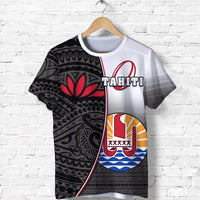 Tahiti Rugby T Shirt Impressive Version Black Unisex Black - Polynesian Pride