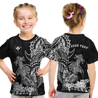 (Custom Personalised) Hawaii Polynesian T Shirt Kid Wild Hammerhead Sharks LT13 - Polynesian Pride