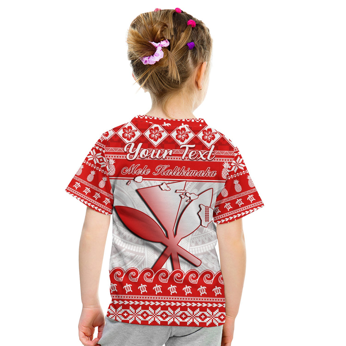 Custom Hawaii Christmas T Shirt Kanaka Polynesian Santa Claus Mele Kalikimaka LT14 - Polynesian Pride