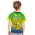 (Custom Personalised) Malampa Province T Shirt KID Native Canoe Mix Vanuatu Pig Tusk Green Version LT14 - Polynesian Pride