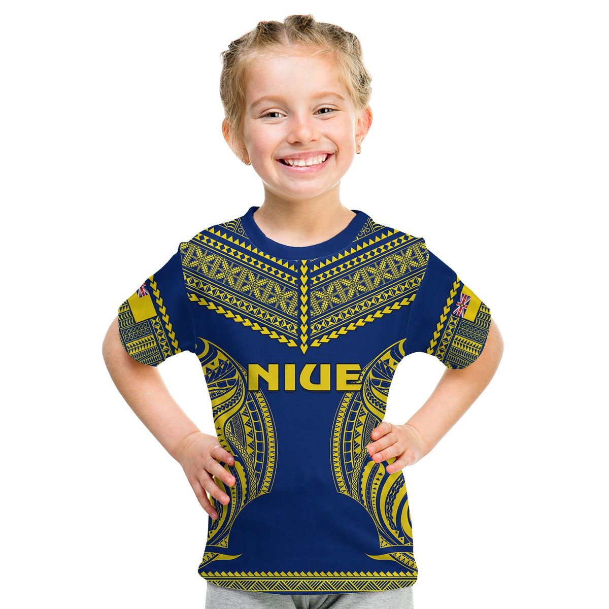 Niue T Shirt Hiapo Mix Polynesian Happy Constitution Day LT14 - Polynesian Pride