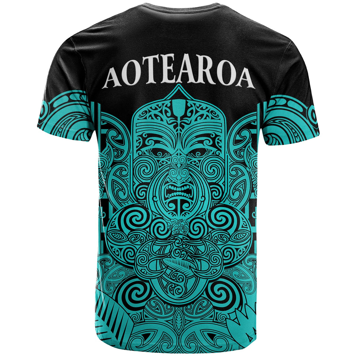 New Zealand Tiki Rugby T Shirt NZ Maori Koru Pattern Ver.02 LT14 - Polynesian Pride