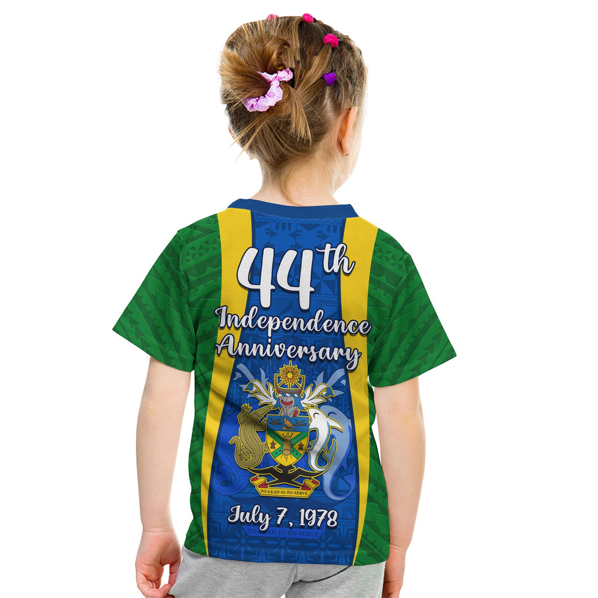 Solomon Islands Day T Shirt KID 44 Years Independence Anniversary LT13 - Polynesian Pride