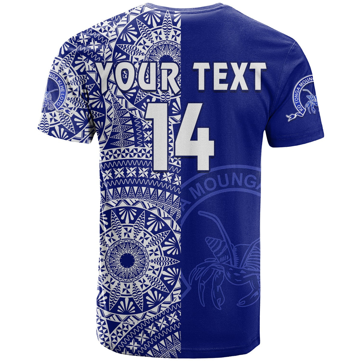 (Custom Text and Number) Queen Salote Tonga College T Shirt Class of Year Tongan Ngatu Pattern LT14 - Polynesian Pride