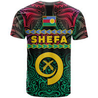 Shefa Province T Shirt Vanuatuan Pig Tusk Polynesian Flag Style LT14 - Polynesian Pride