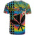 Custom Hawaii Rainbow Tie Dye T Shirt Flowers Polynesian Hawaiian Tribal LT13 - Polynesian Pride