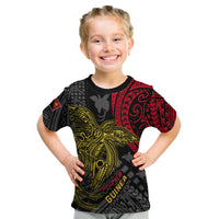 Papua New Guinea T Shirt KID Raggiana Birds Of Paradise Happy 47th Independence Day LT13 - Polynesian Pride