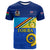 Custom Torba Vanuatu Province T Shirt Mix Australia Flag LT13 Blue - Polynesian Pride