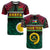 Custom Shefa Province T Shirt Vanuatuan Pig Tusk Polynesian Flag Style LT14 Black - Polynesian Pride