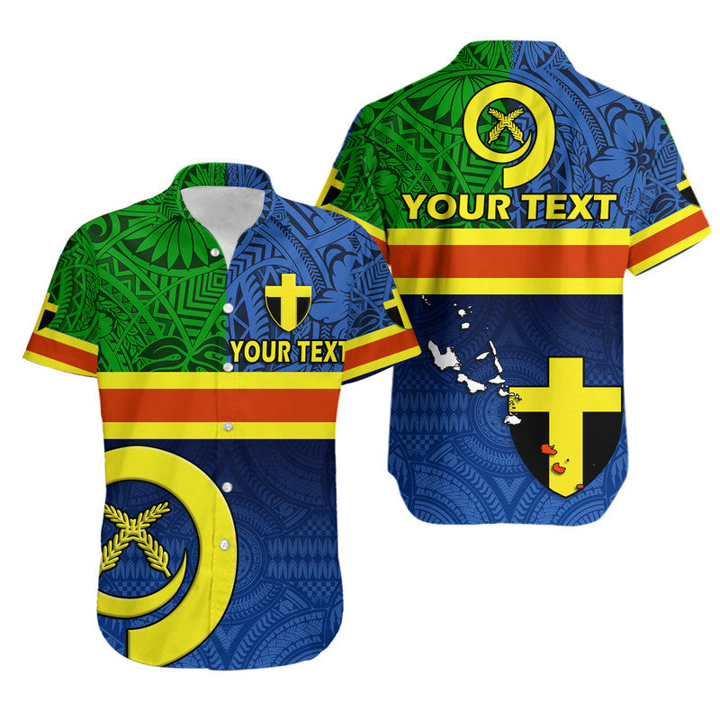 (Custom Personalised) Vanuatu Tafea Province Day Hawaiian Shirt Tafea Flag Color Style LT9 Unisex Blue - Polynesian Pride