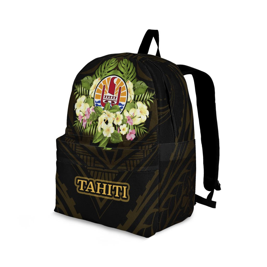 Tahiti Backpack - Polynesian Gold Patterns Collection - Polynesian Pride