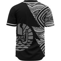 Tahiti Custom Personalized Baseball Shirt - Flash Style White - Polynesian Pride