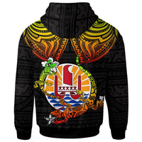 Tahiti Custom Zip up Hoodie Lizard Good Chest - Polynesian Pride