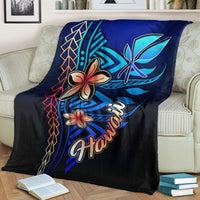 Tahiti Premium Blanket - Vintage Tribal Mountain - Polynesian Pride