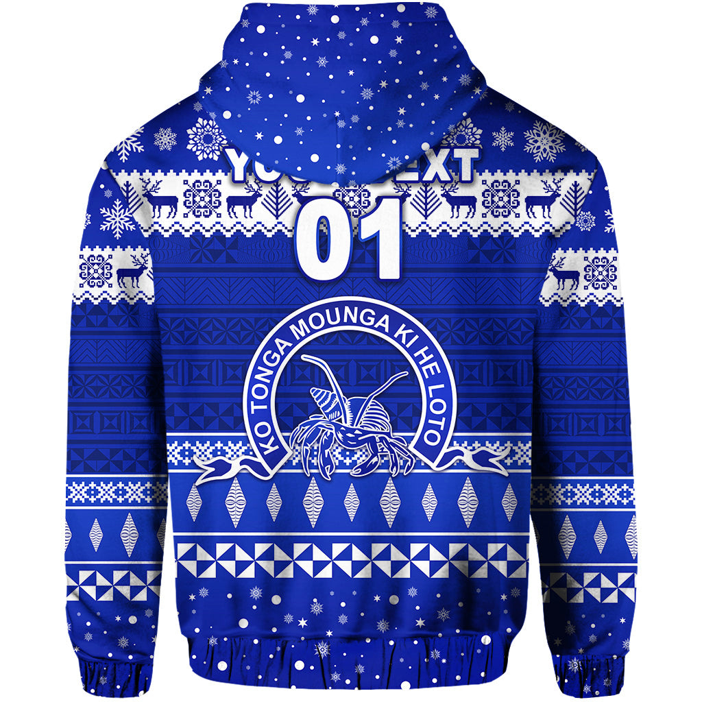 Custom Taufaahau Pilolevu College Christmas Hoodie Simple Style LT8 - Polynesian Pride