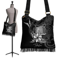 Tokelau Boho Handbag - Fish With Plumeria Flowers Style - Polynesian Pride