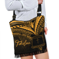 Tokelau Boho Handbag - Gold Color Cross Style - Polynesian Pride