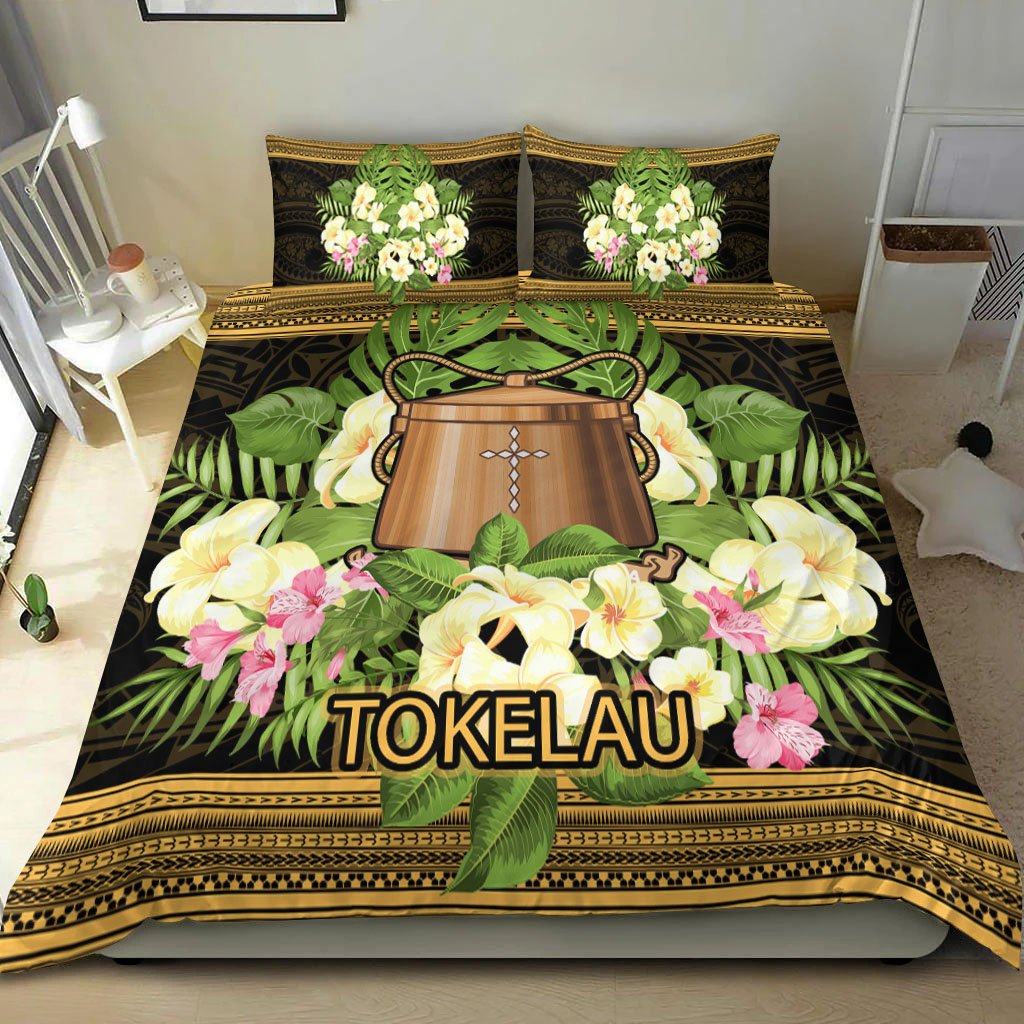 Tokelau Bedding Set - Polynesian Gold Patterns Collection - Polynesian Pride