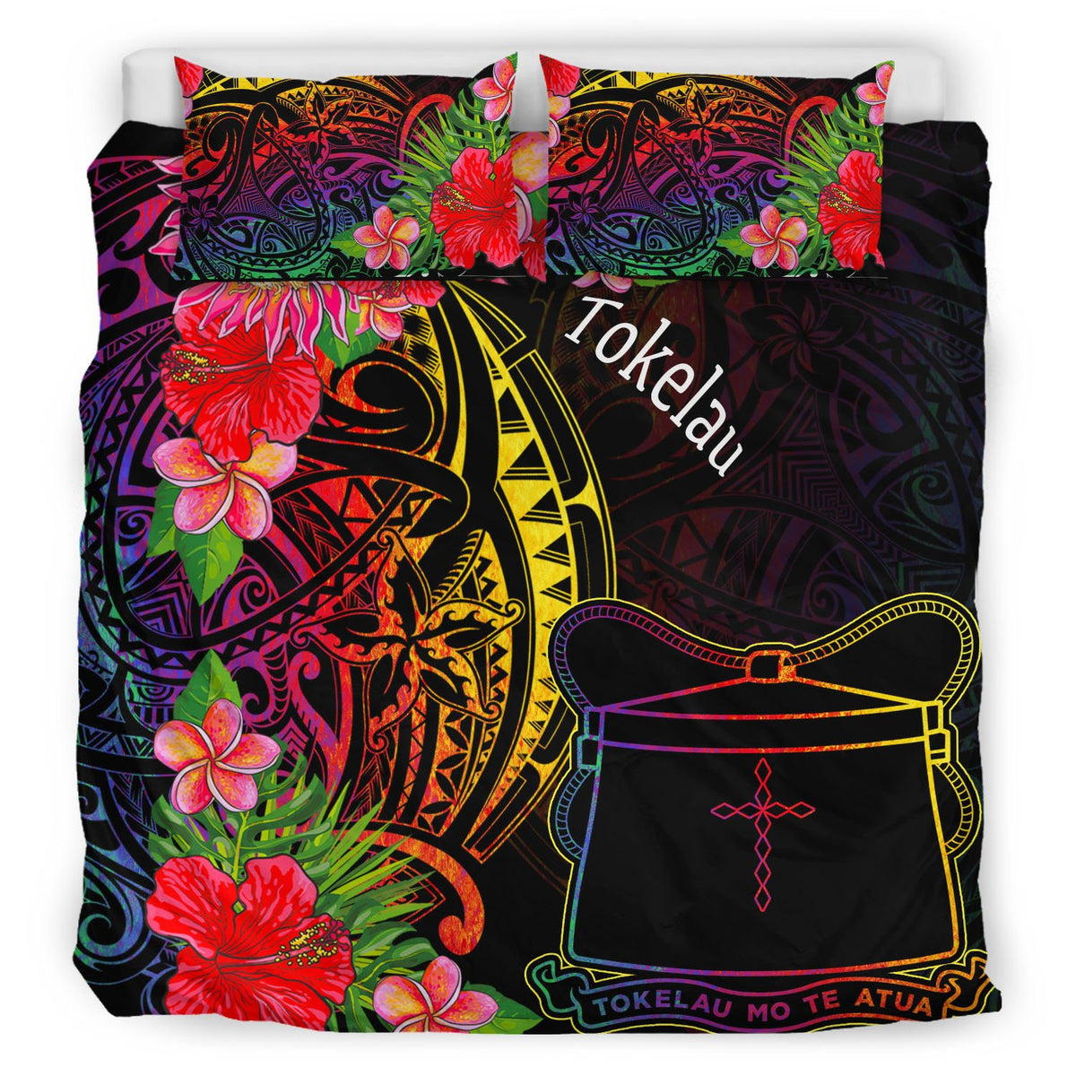 Tokelau Bedding Set - Tropical Hippie Style - Polynesian Pride