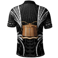 Tokelau Polo Shirt Blood Runs Through My Veins Style Black - Polynesian Pride