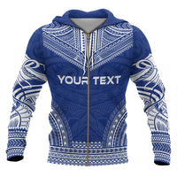 Tokelau Polynesian Chief Custom Zip up Hoodie Flag Version - Polynesian Pride