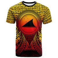 Tokelau T Shirt Circle Pattern Yellow Unisex Yellow - Polynesian Pride