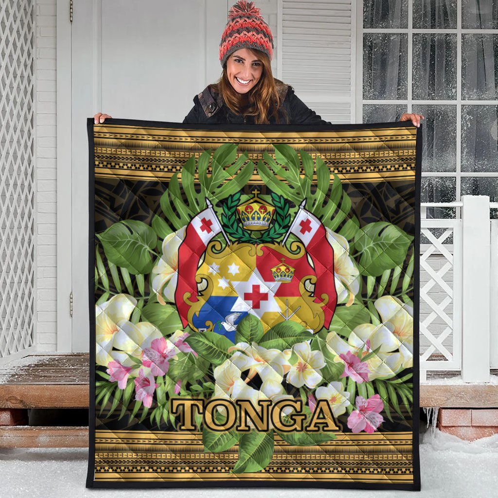 Tonga Premium Quilt - Polynesian Gold Patterns Collection - Polynesian Pride