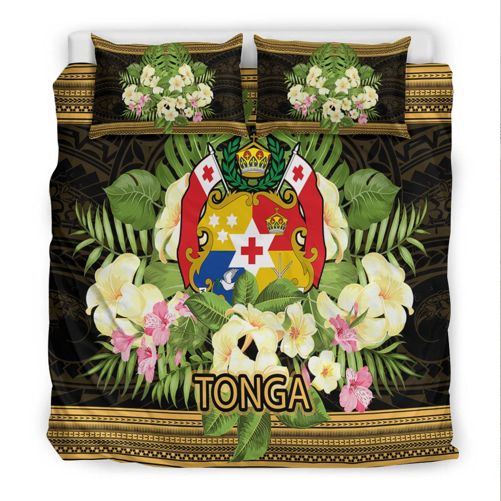 Tonga Bedding Set - Polynesian Gold Patterns Collection - Polynesian Pride