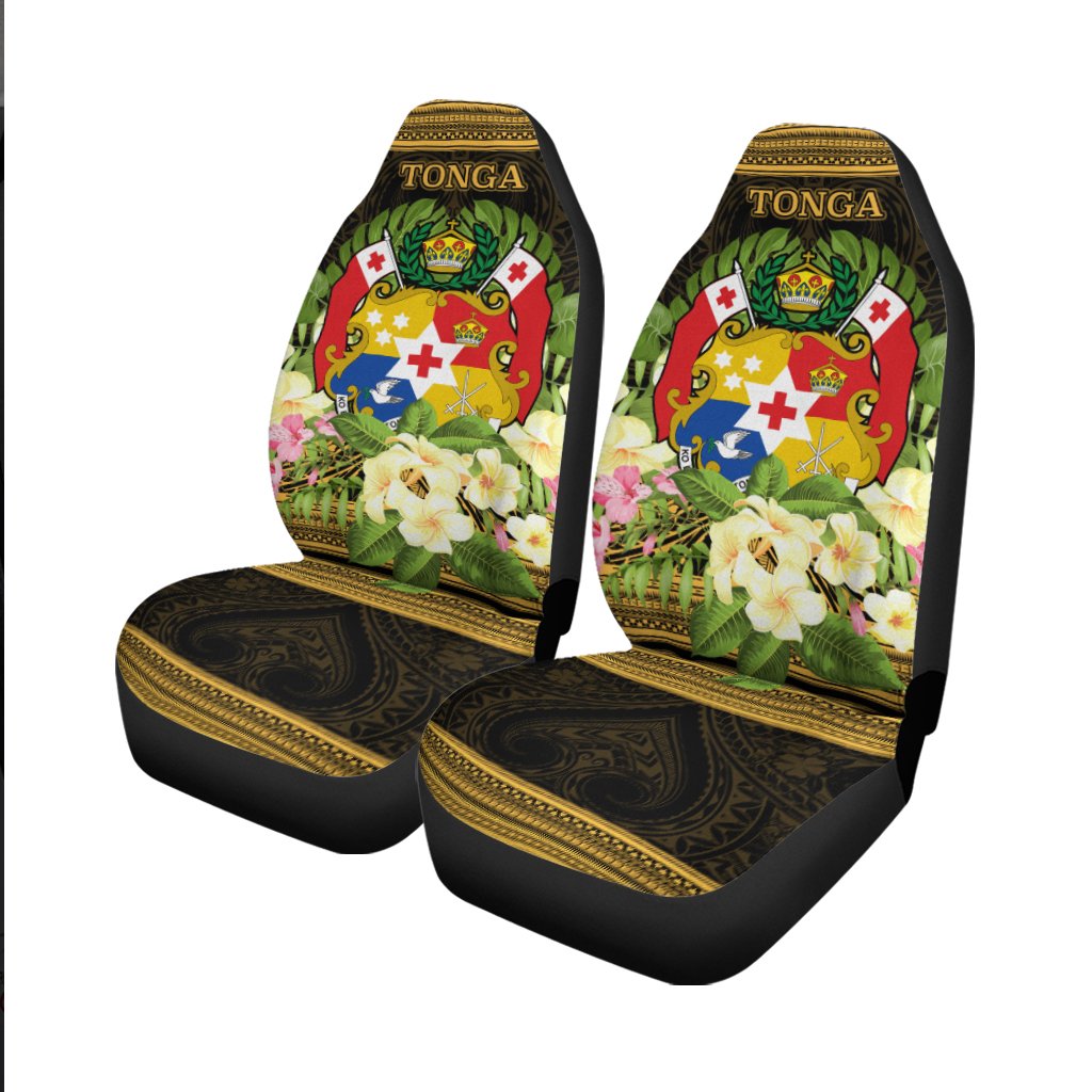 Tonga Car Seat Cover - Polynesian Gold Patterns Collection - Polynesian Pride
