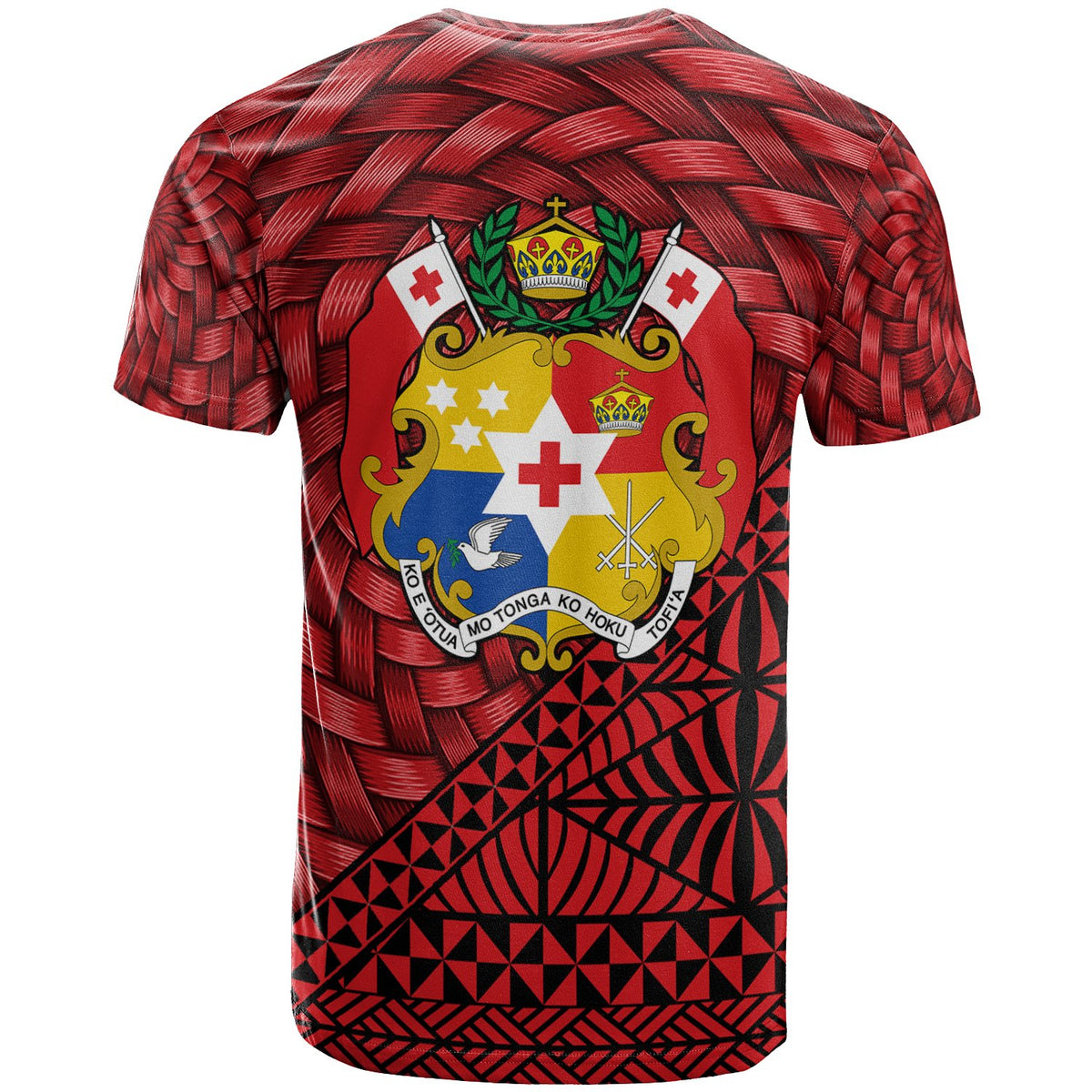Tonga T Shirt Nukualofa Tapa Patterns With Bamboo - Polynesian Pride