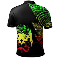 Tonga Custom Polo Shirt Flash Style Reggae - Polynesian Pride