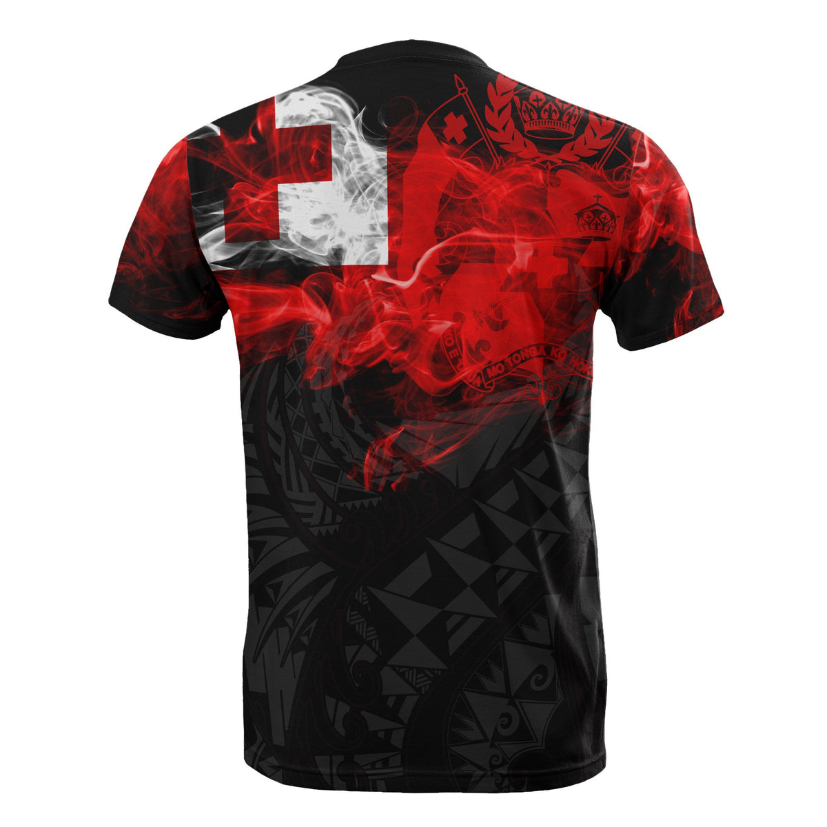 Tonga Polynesian T Shirt Smoking Style - Polynesian Pride