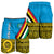(Custom Personalised) Vanuatu Torba Province Day Combo Men Tank Top and Men Short Torba Flag Color Style LT9 - Polynesian Pride