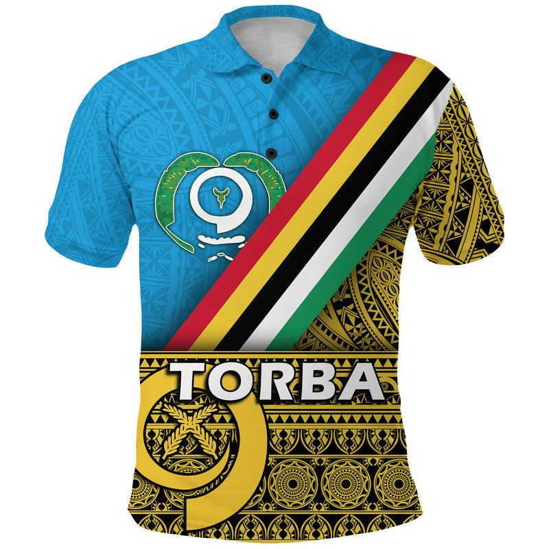 Vanuatu Torba Province Day Combo Polo Shirt and Men Short Torba Flag Color Style LT9 - Polynesian Pride