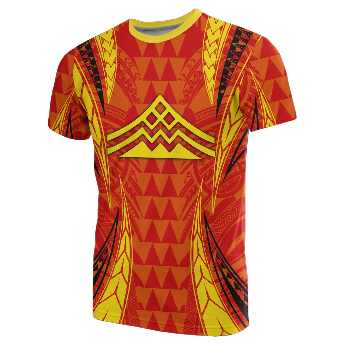 Hawaiian Mauna Kea Polynesian T shirt Valeria Style - Polynesian Pride