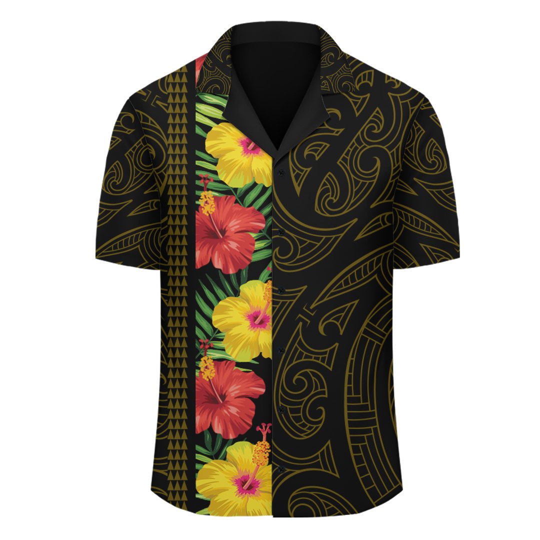 (Personalized) Hawaii Hibiscus Polynesia Hawaiian Shirt - Domi Style - Polynesian Pride