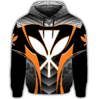 Hawaiian Polynesian Kanaka Hoodie Mea Kaua Style - Polynesian Pride