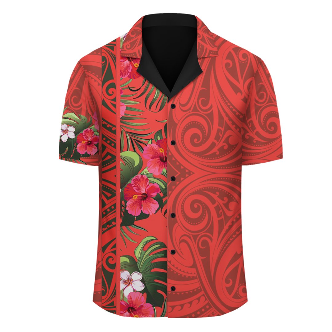 (Personalized) Hawaii Hibiscus Polynesia Hawaiian Shirt - Domi Style - Polynesian Pride