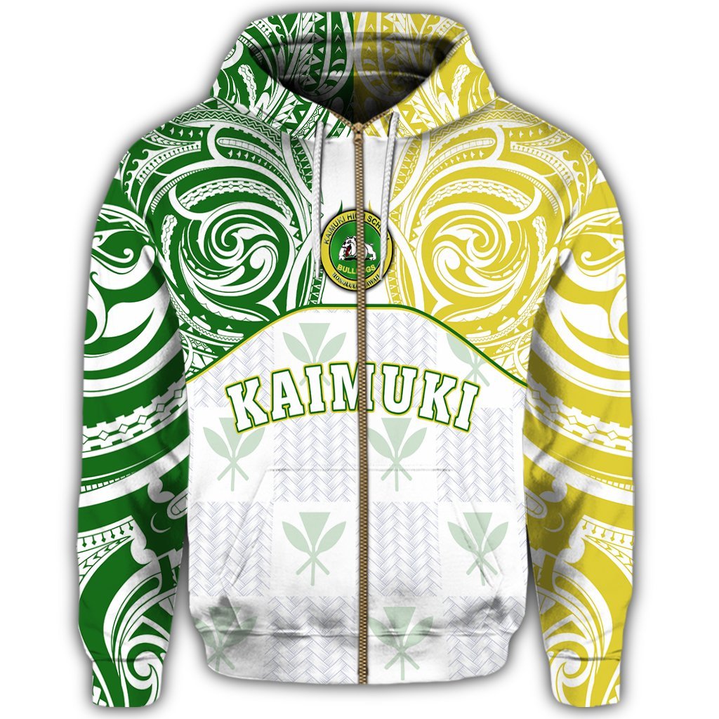 hawaiiZipper Hoodie Kanaka Kaimuki High School Zipper Hoodie Demodern Style - Polynesian Pride