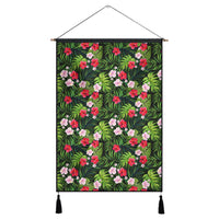 Tropical Flower Mix Hanging Poster - AH Hanging Poster 43 x 65 cm Cotton And Linen - Polynesian Pride