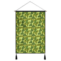 Tropical Green Hanging Poster - AH Hanging Poster 43 x 65 cm Cotton And Linen - Polynesian Pride