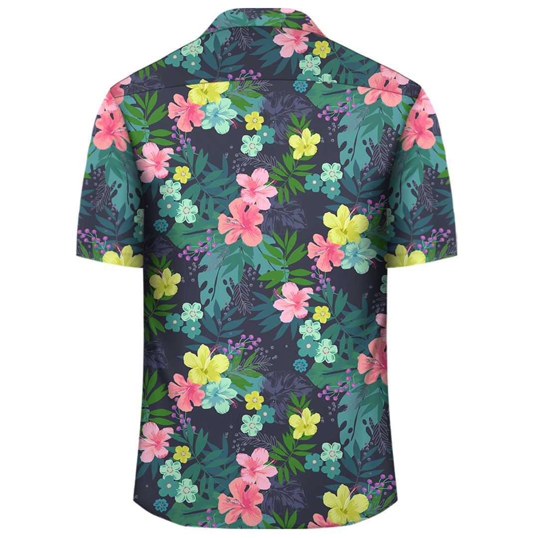Tropical Hibiscus Hawaiian Shirt - Polynesian Pride